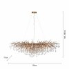Lampa Wisząca ICICLE 2031-11 Zuma Line Złota | Nowoczesny Żyrandol 15xG9